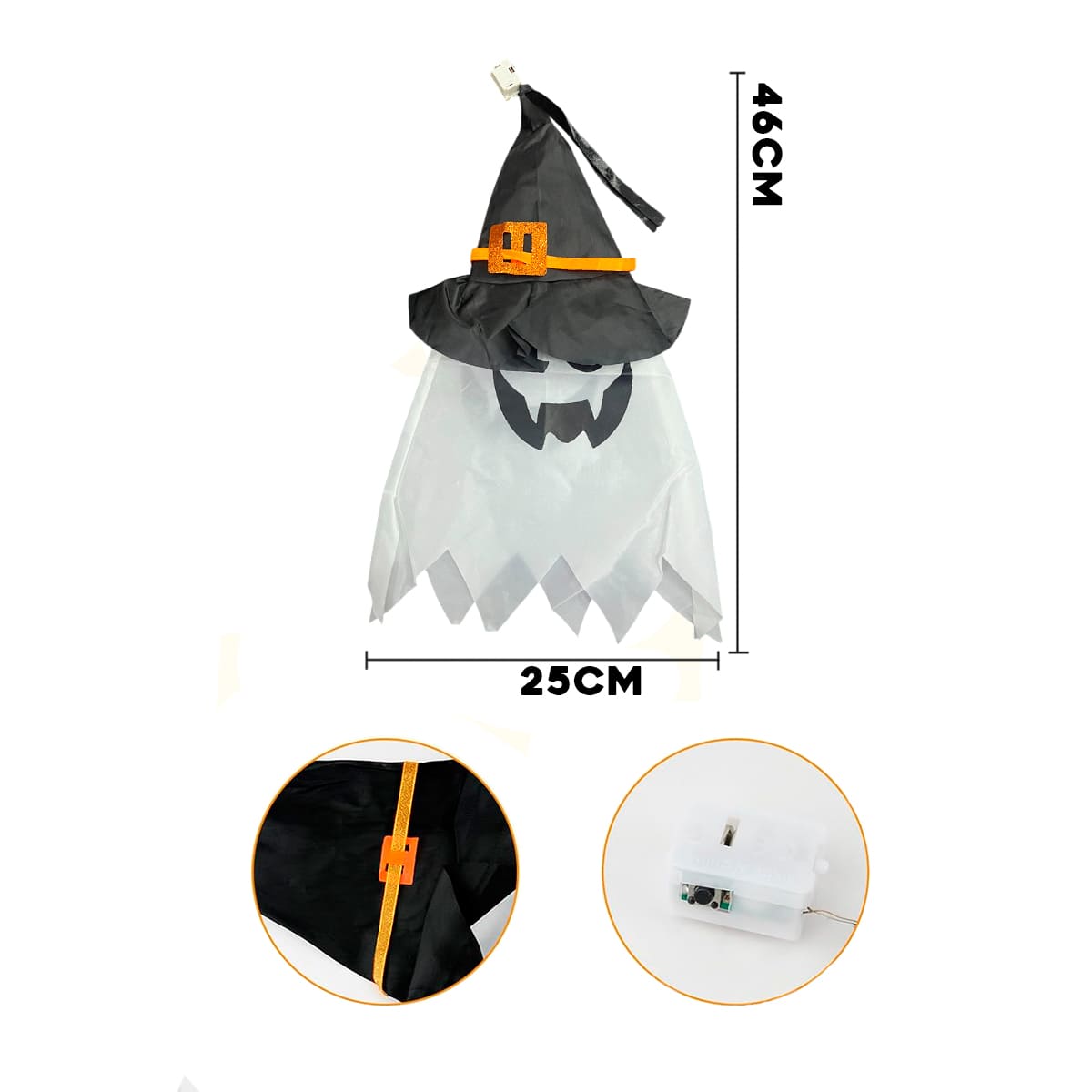 Miniatura 7 de Fantasma Iluminado Colgante 936-4